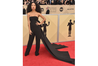 Yara Shahidi en Naeem Khan